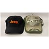 LOT OF TWO NEW JEEP COLLECTORS BALL CAPS