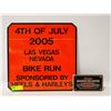 Image 1 : LOT OF TWO HARLEY DAVIDSON SIGNS