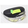 PAIR OF GATORZ SUNGLASSES IN CASE- CLEAR YELLOW