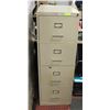 Image 1 : 4 DRAWER METAL FILING CABINET H-52.5" W-24" L-18"