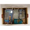 Image 1 : FLAT OF 3 DRILL BIT AND DRIVER SETS INCLUDING