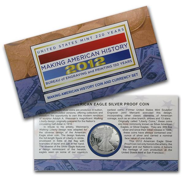 2012 Making American History Coin And Currency Set