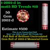 Image 1 : Shotgun Lincoln 1c roll, 2002-d 50 pcs Bank Wrapper.
