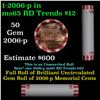 Image 1 : Shotgun Lincoln 1c roll, 2006-p 50 pcs Bank Wrapper.
