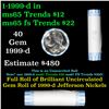 Image 1 : Shotgun Jefferson 5c roll, 1999-d 40 pcs Bank Wrapper