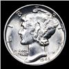 Image 2 : 1942-p Mercury Dime 10c Grades GEM++ Unc