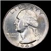 Image 2 : 1943-p Washington Quarter 25c Grades GEM Unc