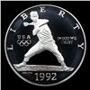 Image 2 : Proof 1992-S Olympic Modern Commem Dollar $1 Grades GEM++ Proof Deep Cameo