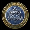 Image 3 : Ca. 2009 Limited Edition Ten Dollar Silver Gaming Token, 4 Queens Las Vegas NV