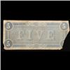 Image 3 : 1864 $5 Confederate Note, T69 Grades vf details