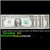 Image 1 : 5x 1969-1988 $1 Federal Reserve Notes, All Different Series, All CU! Grades CU