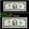 Image 1 : 2x Consecutive 2003A $2 Federal Reserve Notes, All CU! Grades Gem+ CU