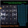 Image 1 : Huge Liifetime Collection - Too Many Coins To Auction Individually - This Lot is For One Page of 20 