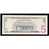 Image 3 : **Star Note** 2006 $5 Green Seal Federal Reserve Note Grades Choice AU/BU Slider