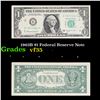 Image 1 : 1963B $1 Federal Reserve Note Grades vf++