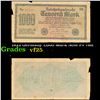 Image 1 : 1922 Germany 1,000 Mark Note P# 76B Grades vf+