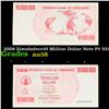 Image 1 : 2008 Zimababwe10 Million Dollar Note P# 55A Grades Choice AU/BU Slider
