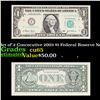 Image 1 : Set of 2 Concecutive 2003 $1 Federal Reserve Note Grades Gem CU