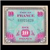 Image 2 : 1944 France 10 Franc Note P# 116A Grades Select CU