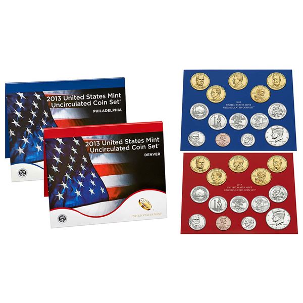 2013 United States Mint Set, 28 Coins Inside!