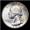 Image 2 : 1945-d Washington Quarter 25c Grades GEM+ Unc