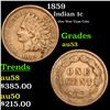Image 1 : 1859 Indian Cent 1c Grades Select AU