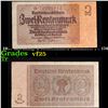 Image 1 : 1937 Germany 2 Rentenmark Banknote P# 174b Grades vf+