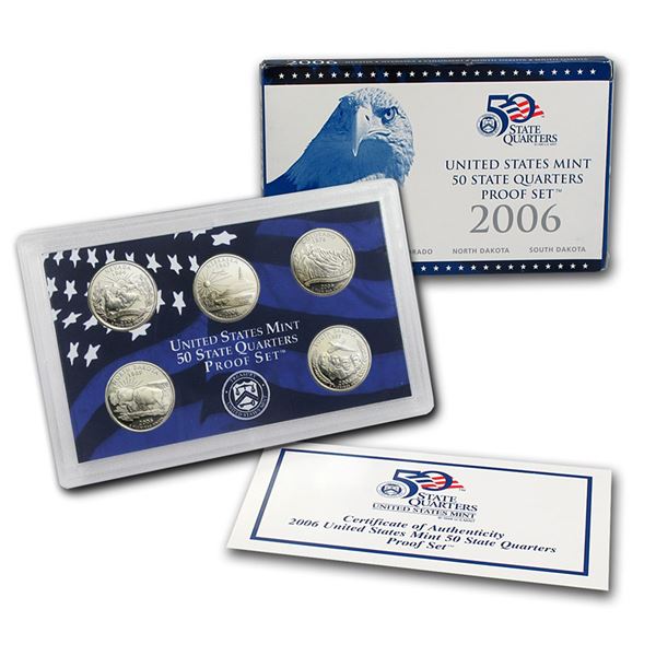 2006 United States Mint Proof Set, 10 Coins Inside!