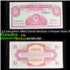Image 1 : Set of 2 Concutive 1962 Great Britain 1 Pound Note P# M36A Grades CU