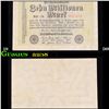 Image 1 : 1924 Germany 10 Millionen Mark Note P# 106C Grades Choice AU/BU Slider