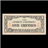 Image 2 : 1942 ND Issue Philippines 1 Centavo Japanese WWII Invasion Currency P-102B Grades Choice AU/BU Slide