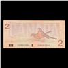 Image 3 : 1986 Canada 2 Dollar Note P# 94B Grades vf++