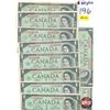 Image 1 : Canada $1 Bills 1967 *Replacements (10) Variety : (See Pics for Varieties, Conditions, Serial Number