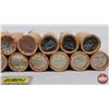 Image 2 : Canada Twenty Five Cent ROLLS (22) Variety (9+ LBS) (NOTE: ROLLS not opened by the Auction Company, 