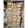 Image 1 : Large pallet of misc items including - kitchen items, phones, picture frames, clothing, vintage door