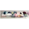 Image 1 : Group of 5 bins of assorted baby cloths