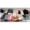 Image 3 : Group of 5 bins of assorted baby cloths