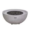 Image 2 : NEW Sunbeam - Pearl Concrete Fire Pit - (Convertible to Natural Gas) - 31 1/2in x 31 1/2in x 14 1/2i