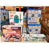 Image 2 : Large group of kids toys including - Quincy robot artist, icoy toys smart toy, magic graffiti wall t