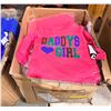 Image 1 : New Box of kids t-shirts "Daddys girl"