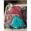 Image 4 : Large bin of misc kids clothing shirts, pants, sweaters, etc...