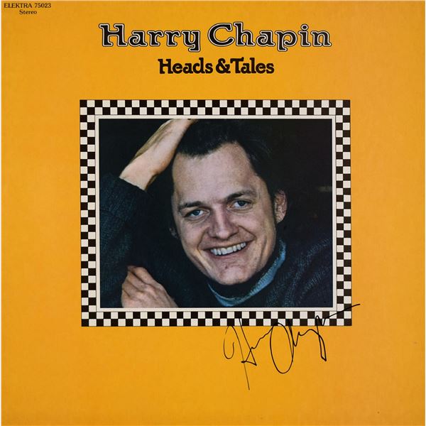 Harry Chapin Heads & Tales signed album