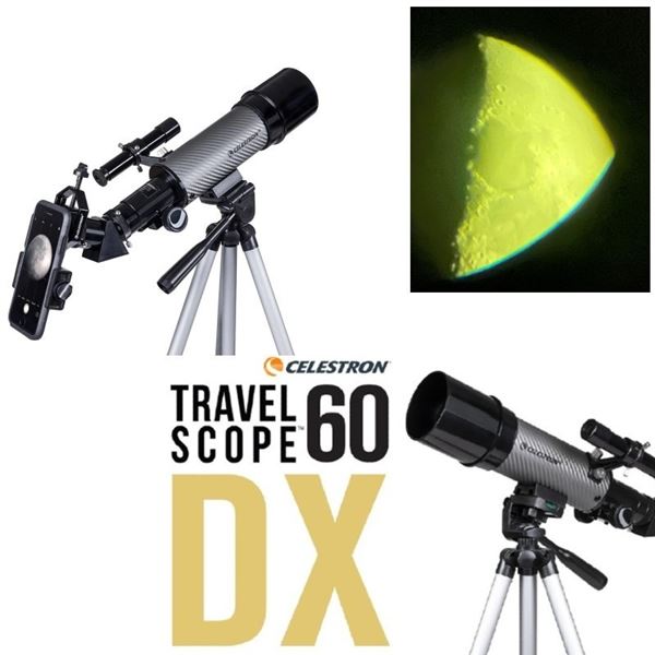 Celestron Travel Scope 60 DX w/ Smartphone Picture Attachment