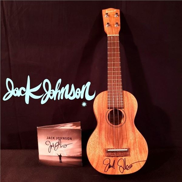 Autographed Pono Ukulele & Album by Jack Johnson!