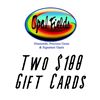 Image 1 : Two $100.00 Gift Certificates to Opal Fields