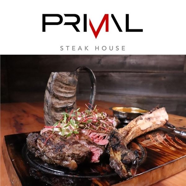 Dinner for Two at Primal Steakhouse in Las Vegas