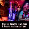 Image 1 : (5) Dead End Haunted Drive-Thru tickets for Premier Night on October 5, 2023