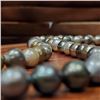 Image 9 : 9-10mm A+ Tahitian Pearl Double Strand with Purple Tassels $1,500 Value!