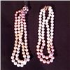 Image 3 : Two 10-13mm Vincent Peach Double Edison Pearl Necklaces $9,500 Value!