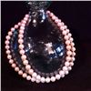 Image 2 : Two 10-13mm Vincent Peach Double Edison Pearl Necklaces $9,500 Value!